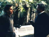 Gérard Courant avec Ettore Scola.