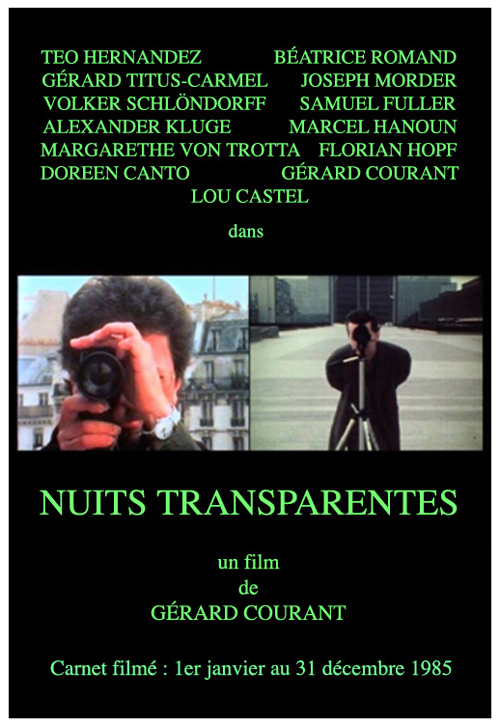 image du film NUITS TRANSPARENTES (CARNET FILM : 1er janvier 1985  31 dcembre 1985).