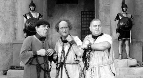 image du film COMPRESSION THE THREE STOOGES MEET HERCULES DE EDWARD BERNDS.