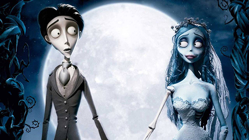 image du film COMPRESSION CORPSE BRIDE DE TIM BURTON.