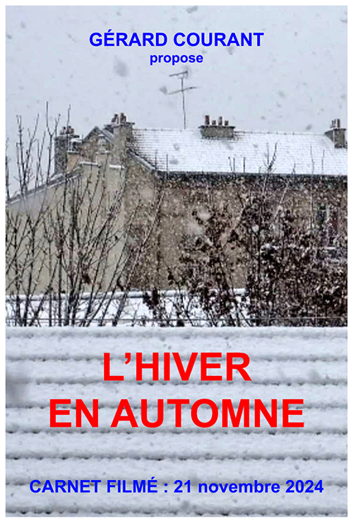 image du film L'HIVER EN AUTOMNE (CARNET FILMɠ: 21 novembre 2024).