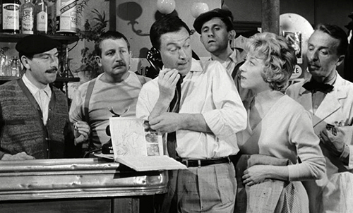 image du film COMPRESSION LA BELLE AMRICAINE DE ROBERT DHRY.