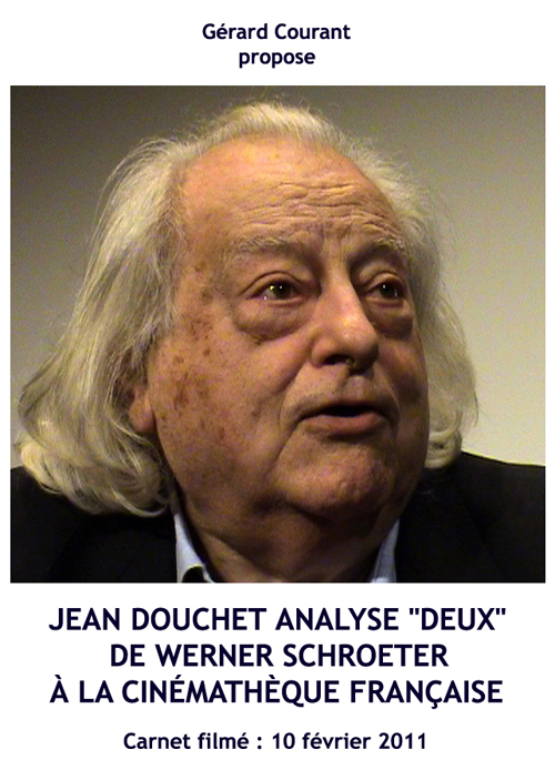image du film JEAN DOUCHET ANALYSE  DEUX  DE WERNER SCHROETER  LA CINMATHQUE FRANAISE (CARNET FILM : 10 fvrier 2011).