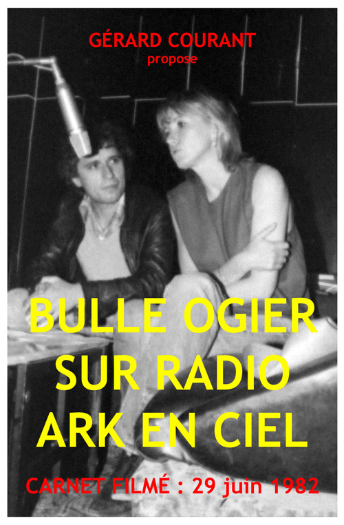 image du film BULLE OGIER SUR RADIO ARK EN CIEL (CARNET FILM : 29 juin 1982) .
